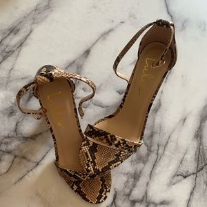 Lulu’s Snake Print Heels!